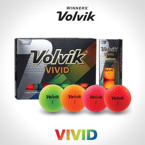 볼빅 VIVID 비비드 3피스 12알 골프공